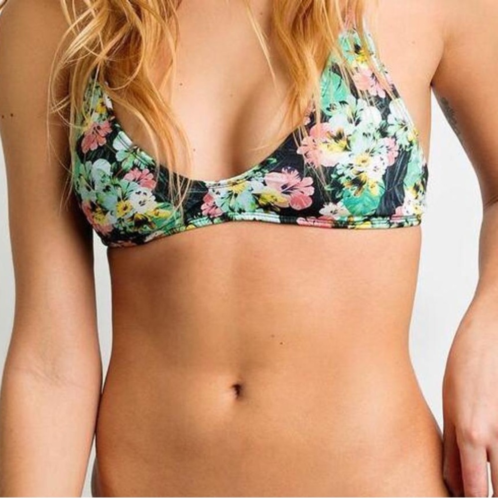 June Swimwear Floral Bikini Top